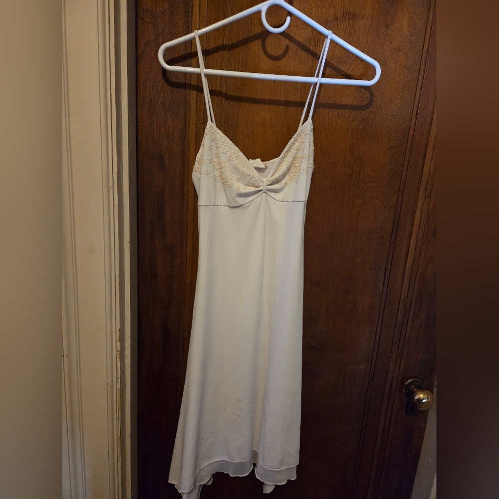 Y2K Beaded Dress- Size Medium